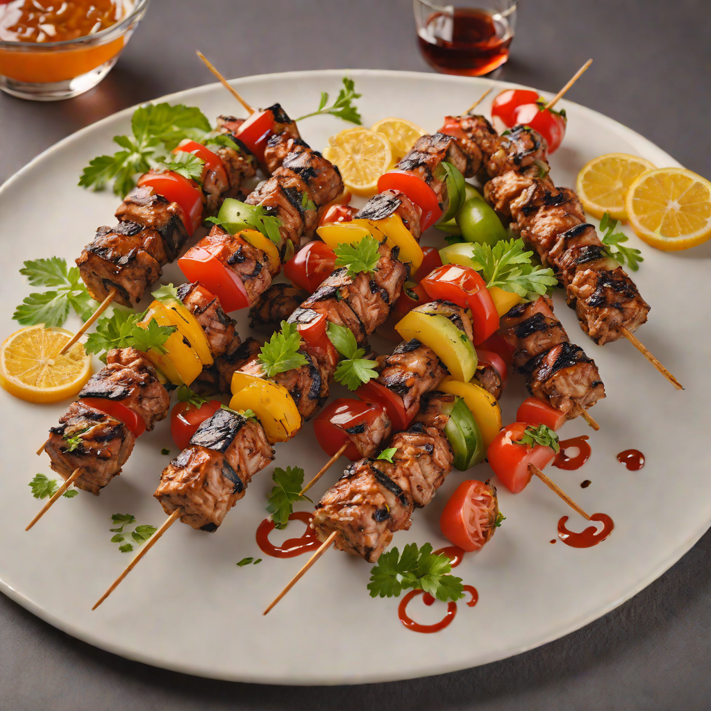 Smoky Mediterranean Shish Kebabs Cocktail