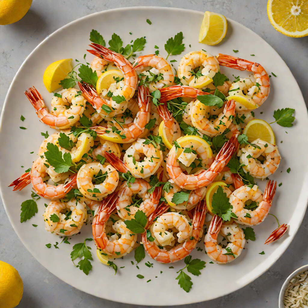 Sautéed Shrimp with Lemon-Garlic Butter and Fresh Herbs