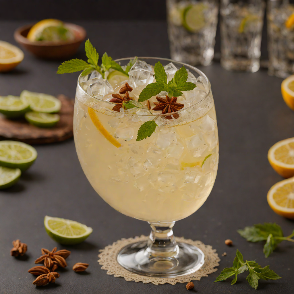Uzbek Spice-Infused Gin Fizz
