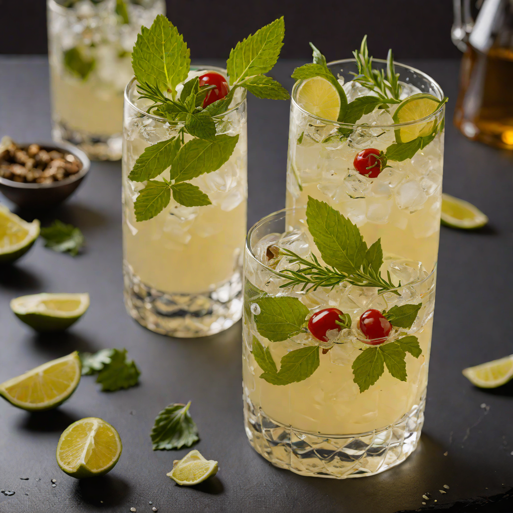 Mediterranean Dolma Gin Fizz