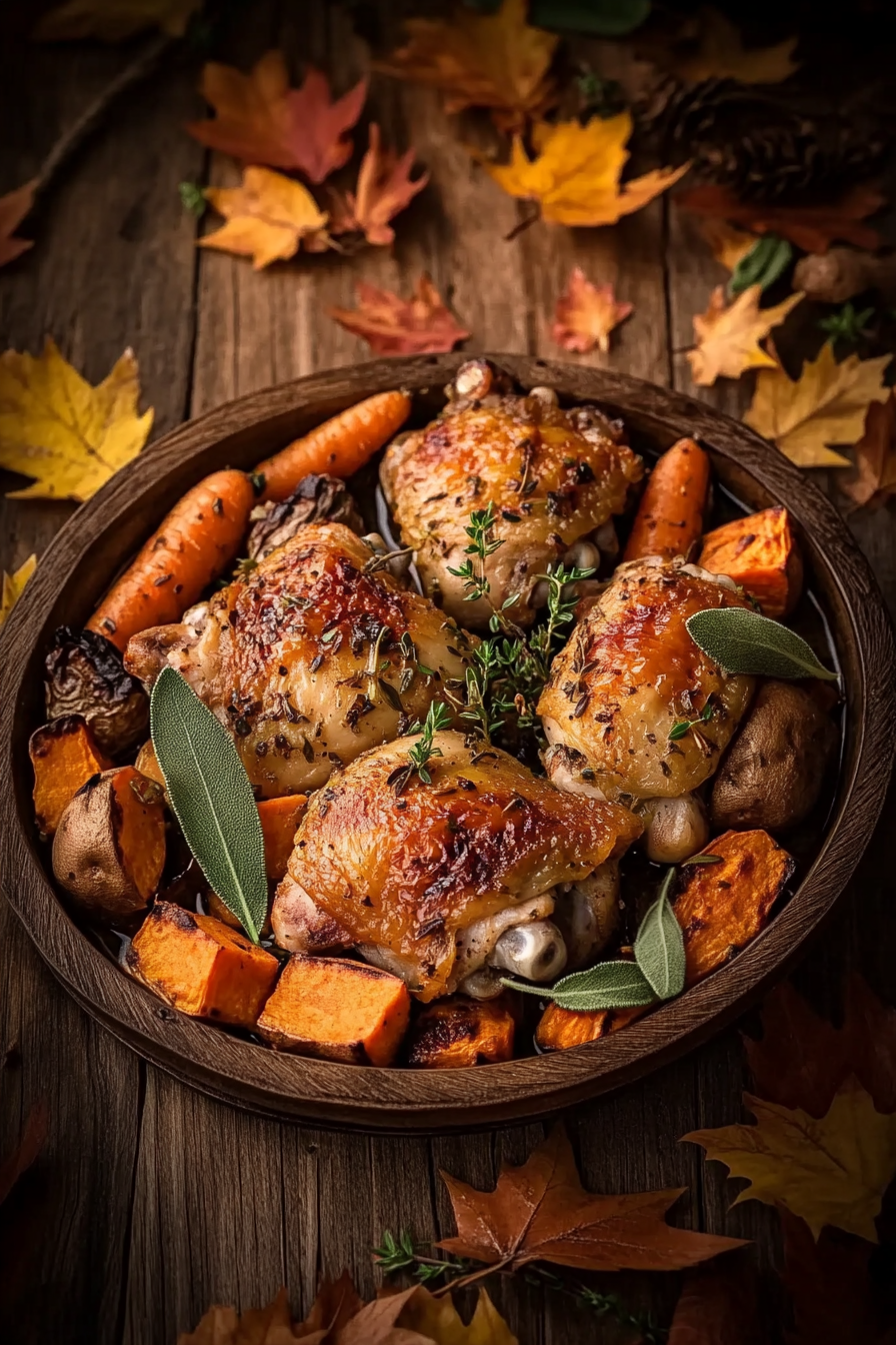 Sautéed Chicken with Spiced Pumpkin and Sage