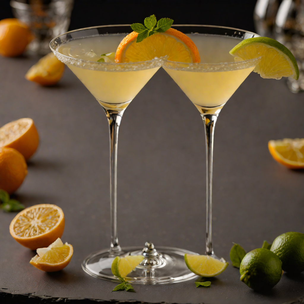 Citrus-Infused Gin Martini with Noilly Prat