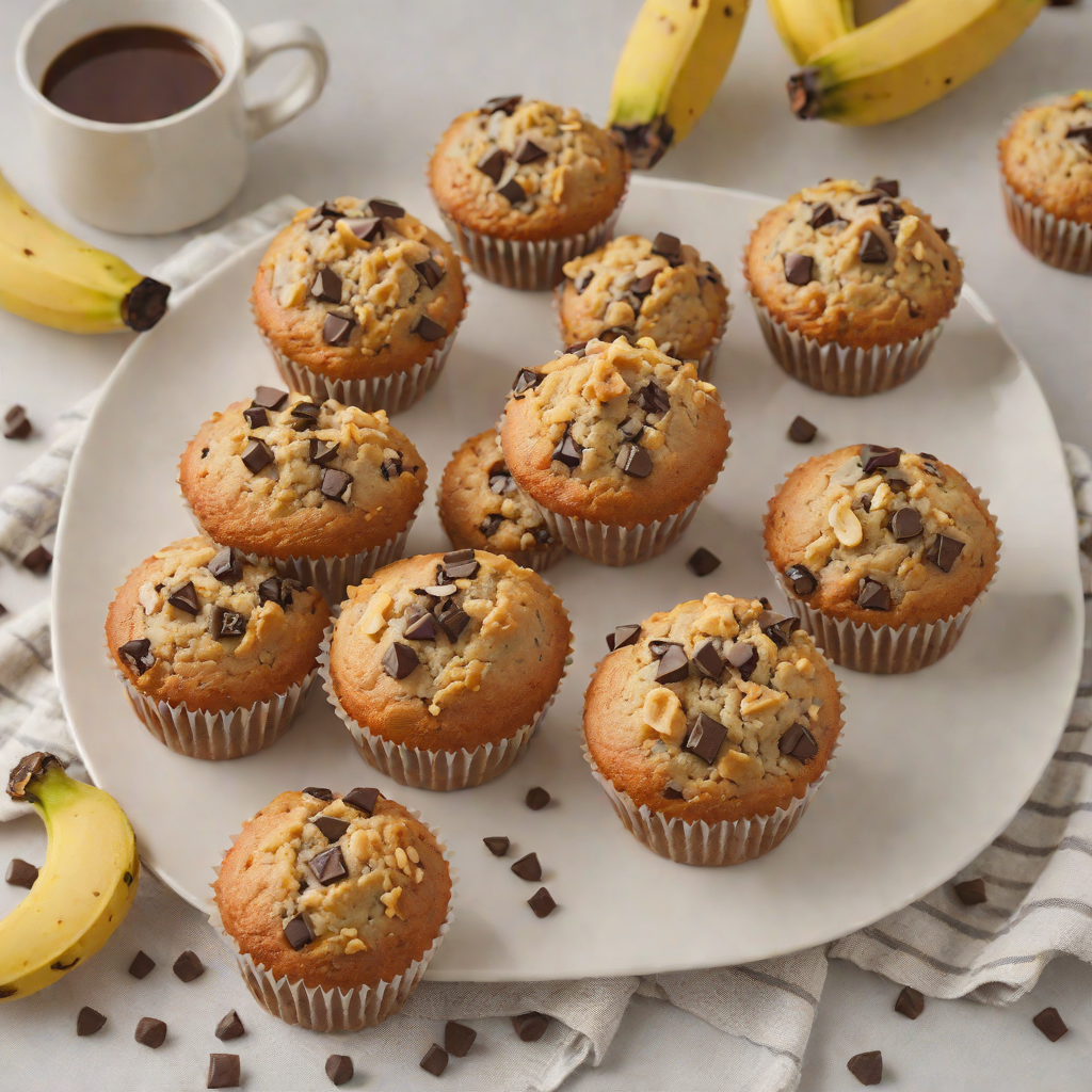 Gluten-Free Banana Chocolate Chip Muffins