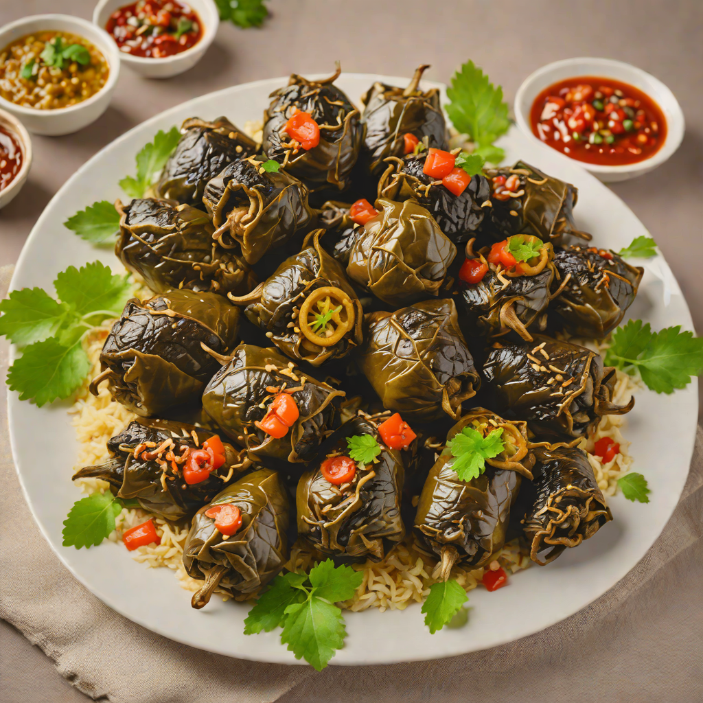 Spicy Uzbek-Style Dolmas with Lamb and Aromatic Rice