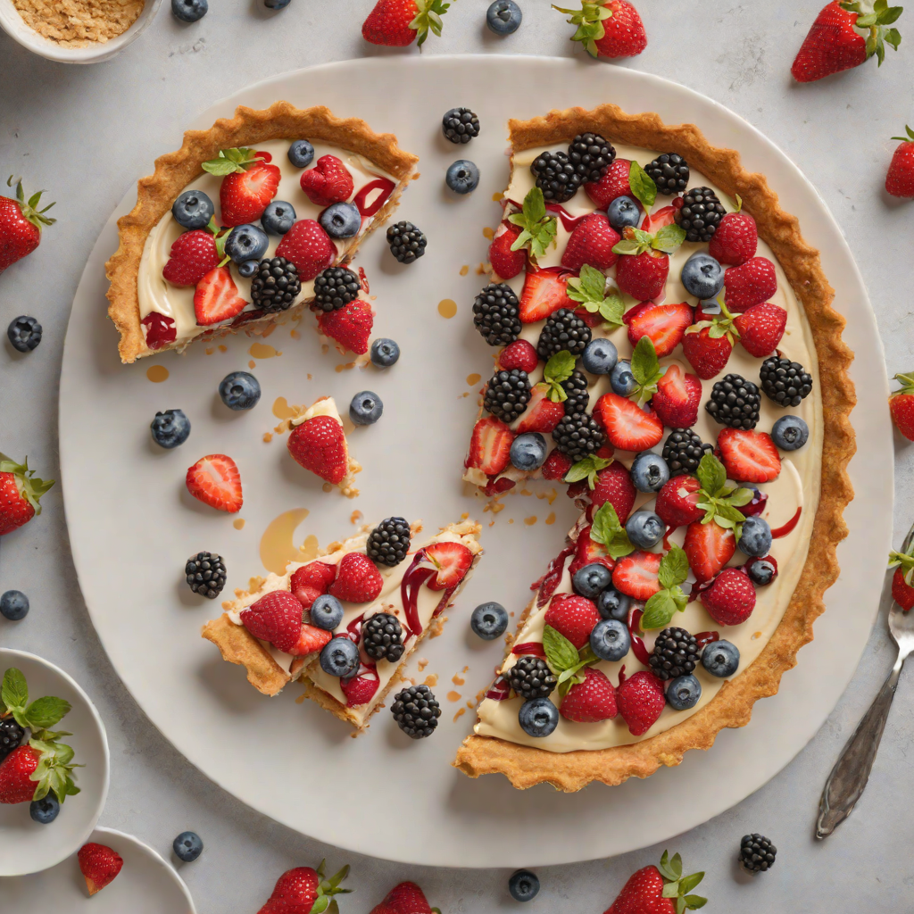 Gluten-Free No-Bake Berry Tart