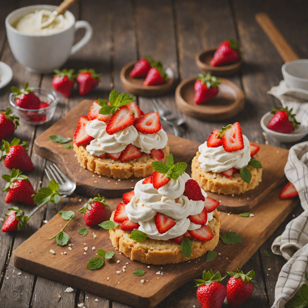 Gluten-Free Strawberry Shortcake with Whipped Cream