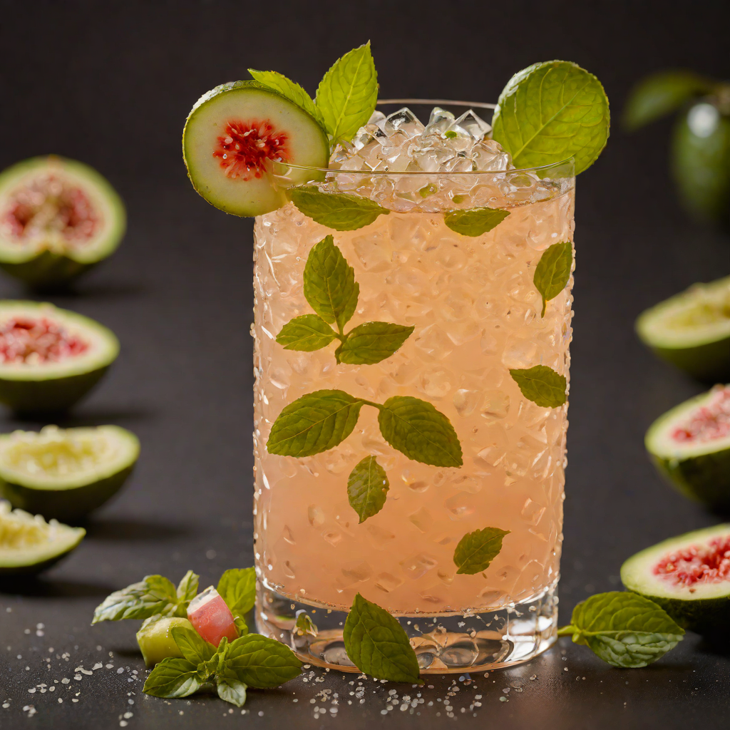 Tropical Basil Guava Fizz