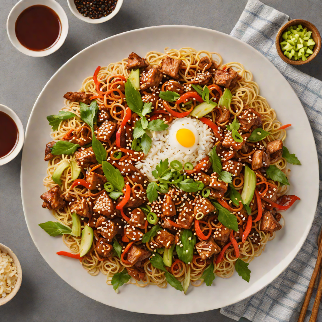 Korean-Inspired Spicy Pork Stir-Fry with Gochujang Glaze
