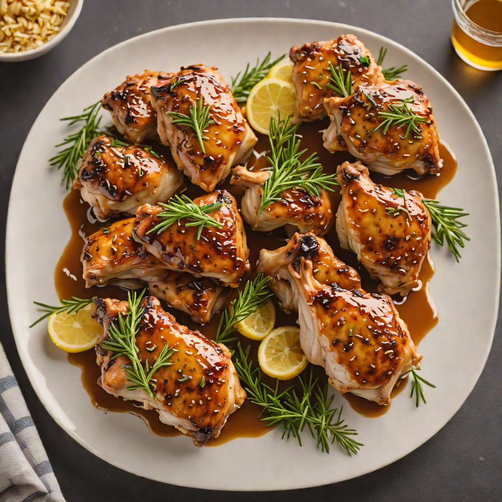 Honey-Rosemary Glazed Chicken Thighs