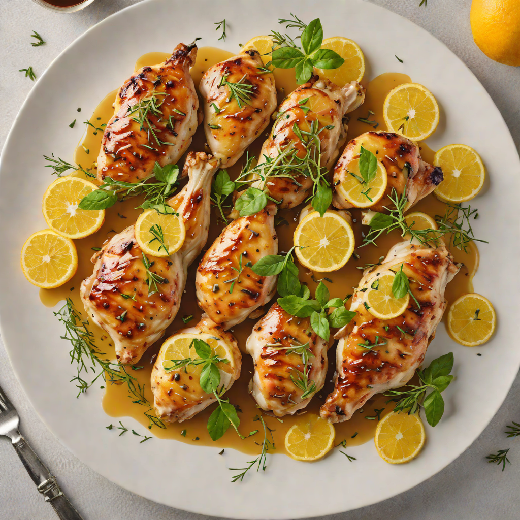 Sautéed Chicken with Citrus and Thyme Glaze