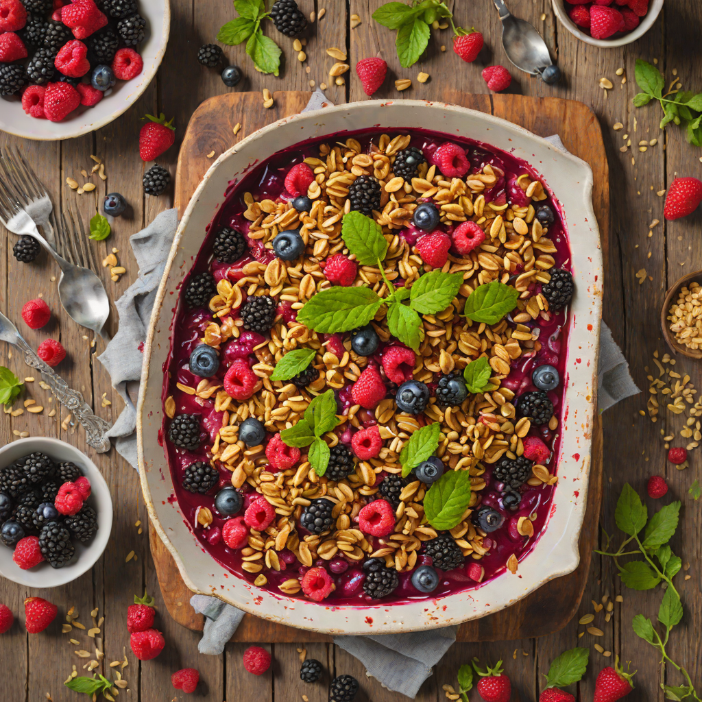 Gluten-Free Mixed Berry Crisp