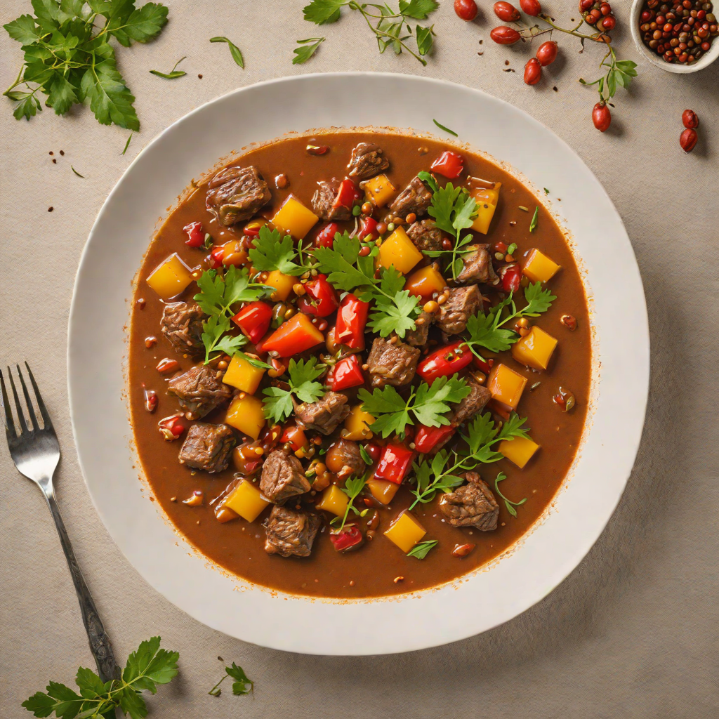 Bush-Spiced Lamb Stew with Quandong and Wattleseed