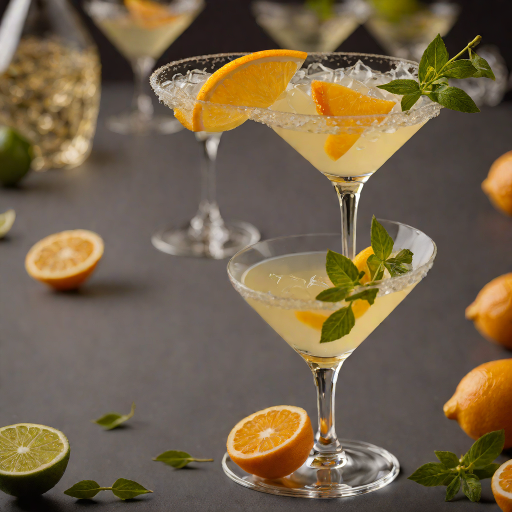 Citrus-Infused Classic Gin Martini
