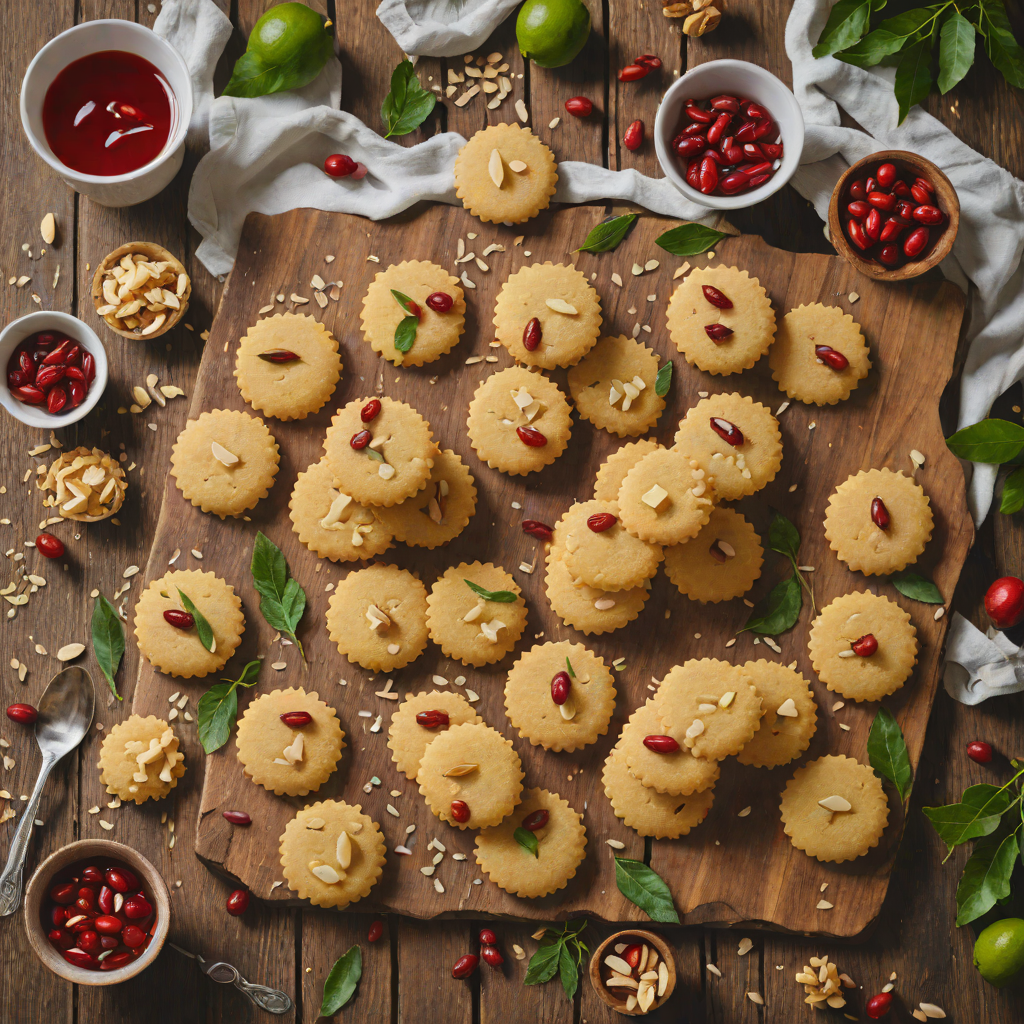 Macadamia and Quandong Shortbread Cookies