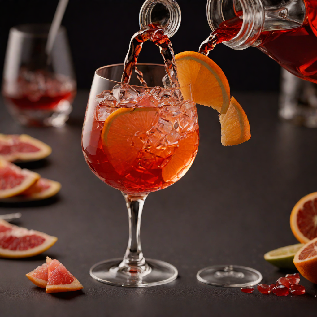 Rinse and Stir Negroni with Grapefruit Twist