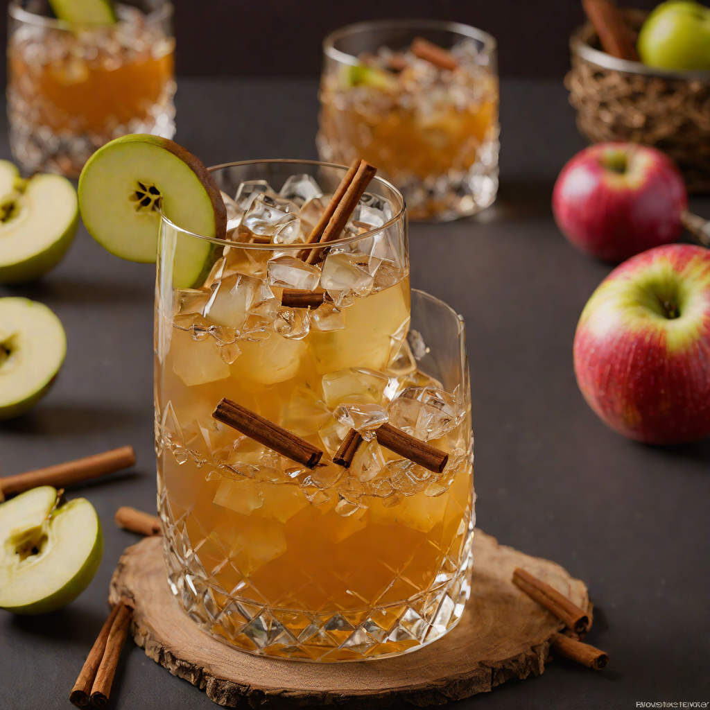 Cinnamon-Spiced Apple Whiskey Punch