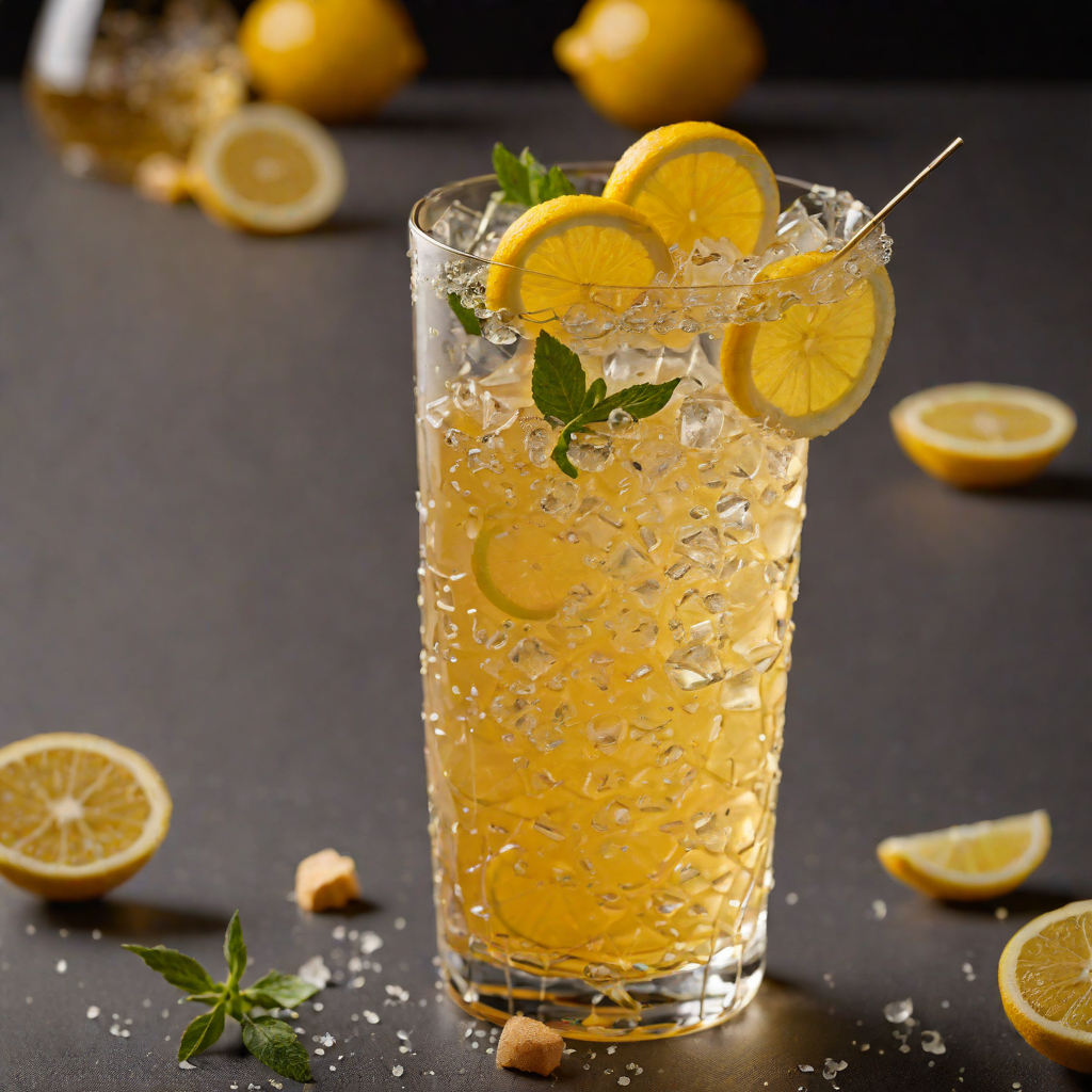 Ginger-Lemon Sparkler with Honey
