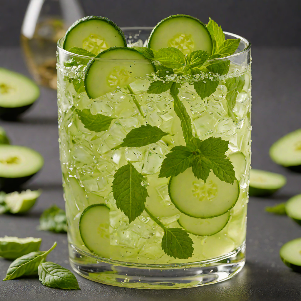 Refreshing Cucumber Basil Cooler