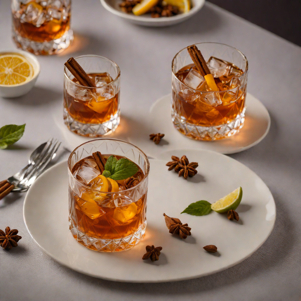Smoked Cardamom Dark Rum Old Fashioned