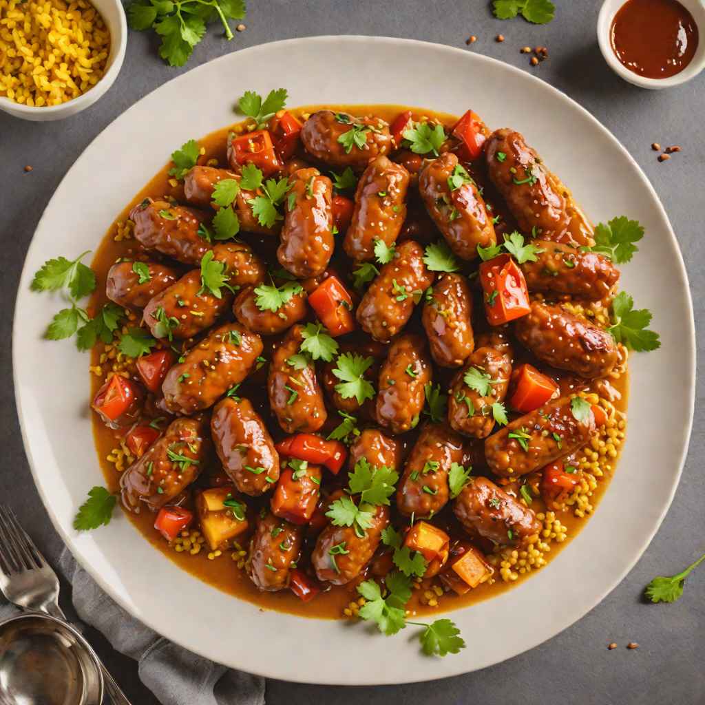 Slow-Cooked Curried Sausages with Tomato and Tamarind