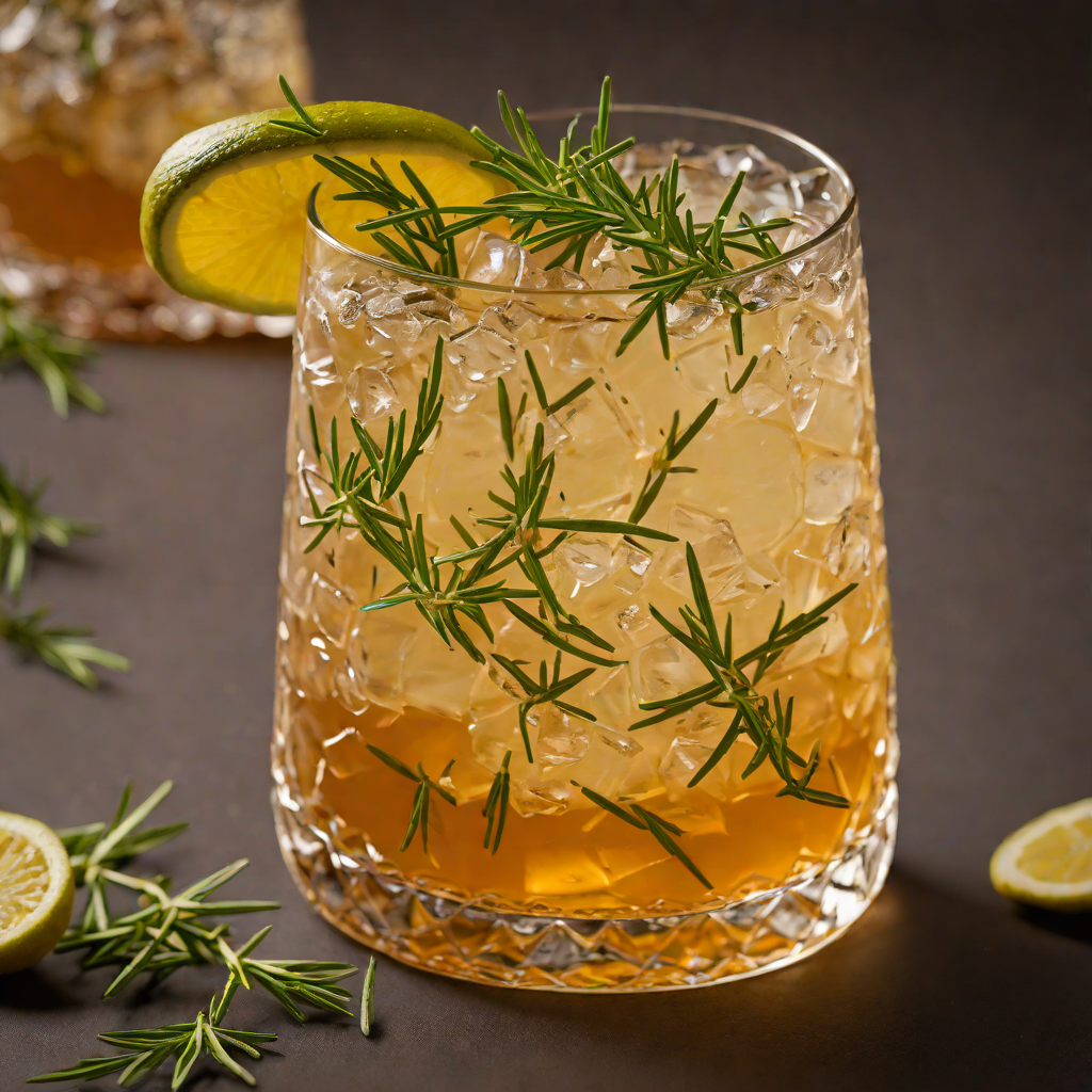 Rosemary Honeyed Bourbon Smash