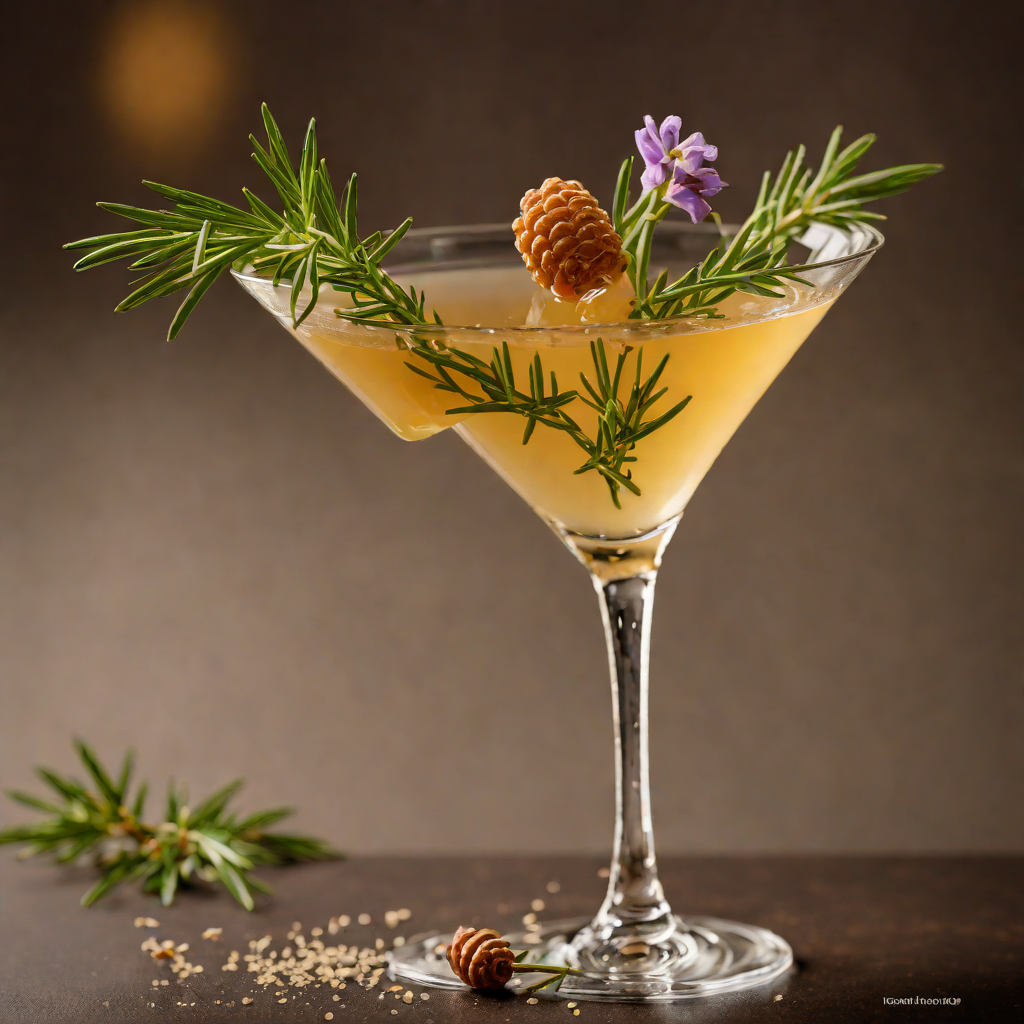 Rosemary Honey Blossom Martini