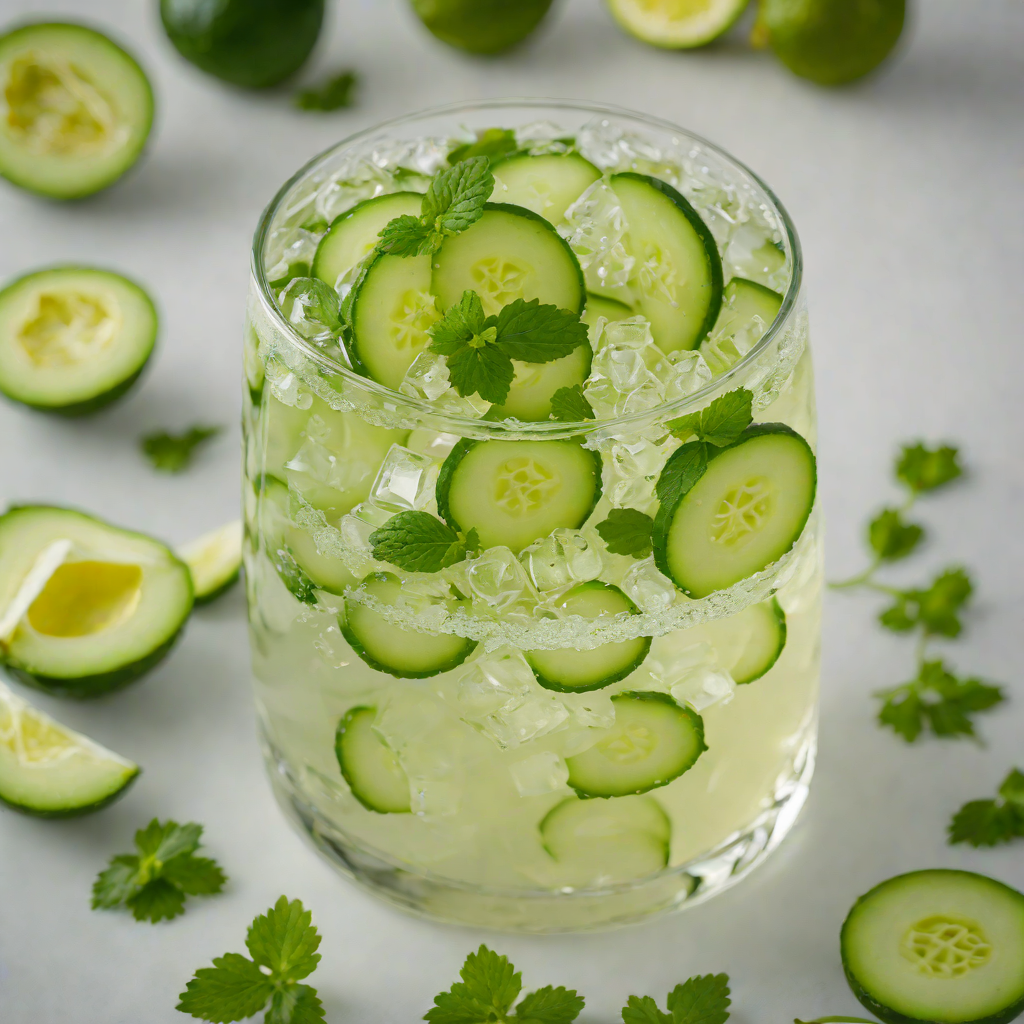 Refreshing Cucumber Vodka Collins