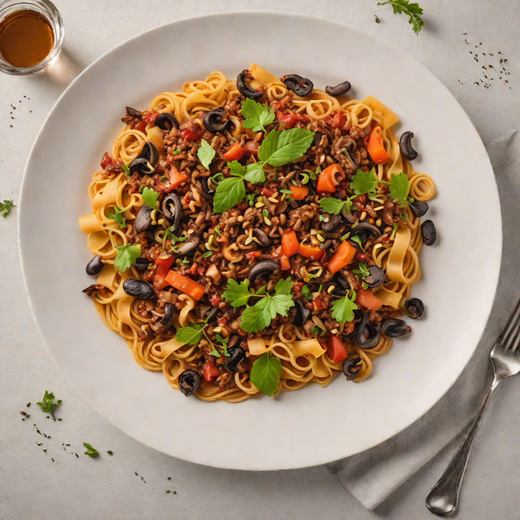 Slow-Cooked Kangaroo Ragu with Native Pepperberry and Wild Mushrooms