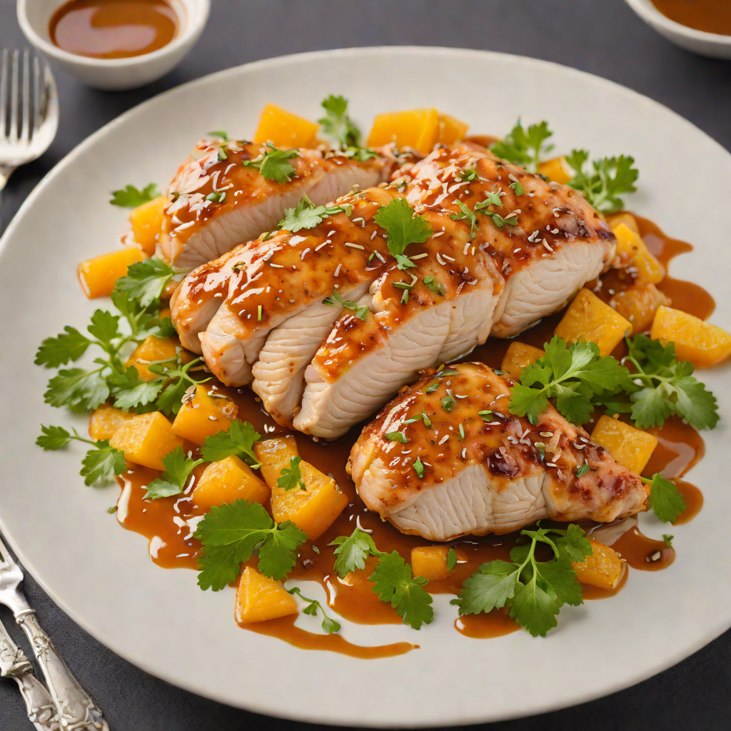 Pan-Seared Chicken with Tangy Orange and Ginger Glaze