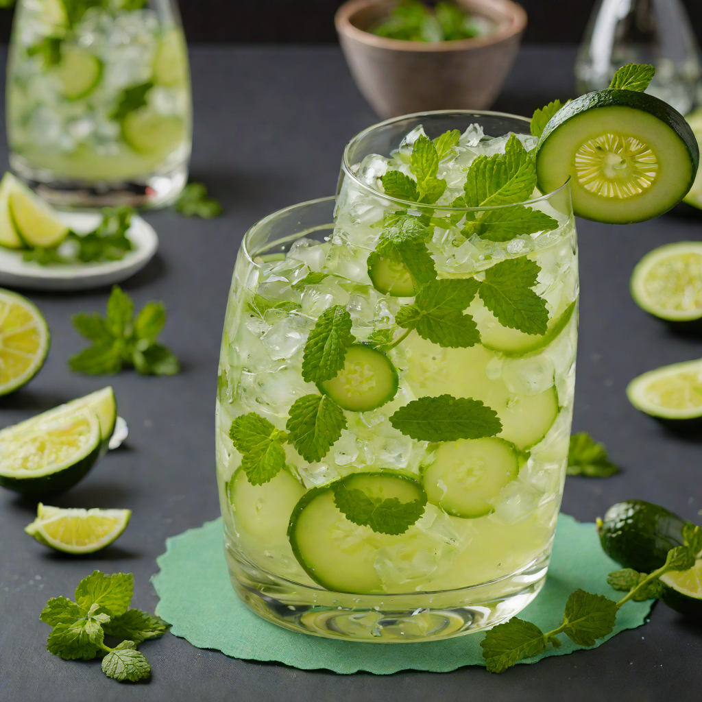 Tropical Cucumber-Mint Cooler