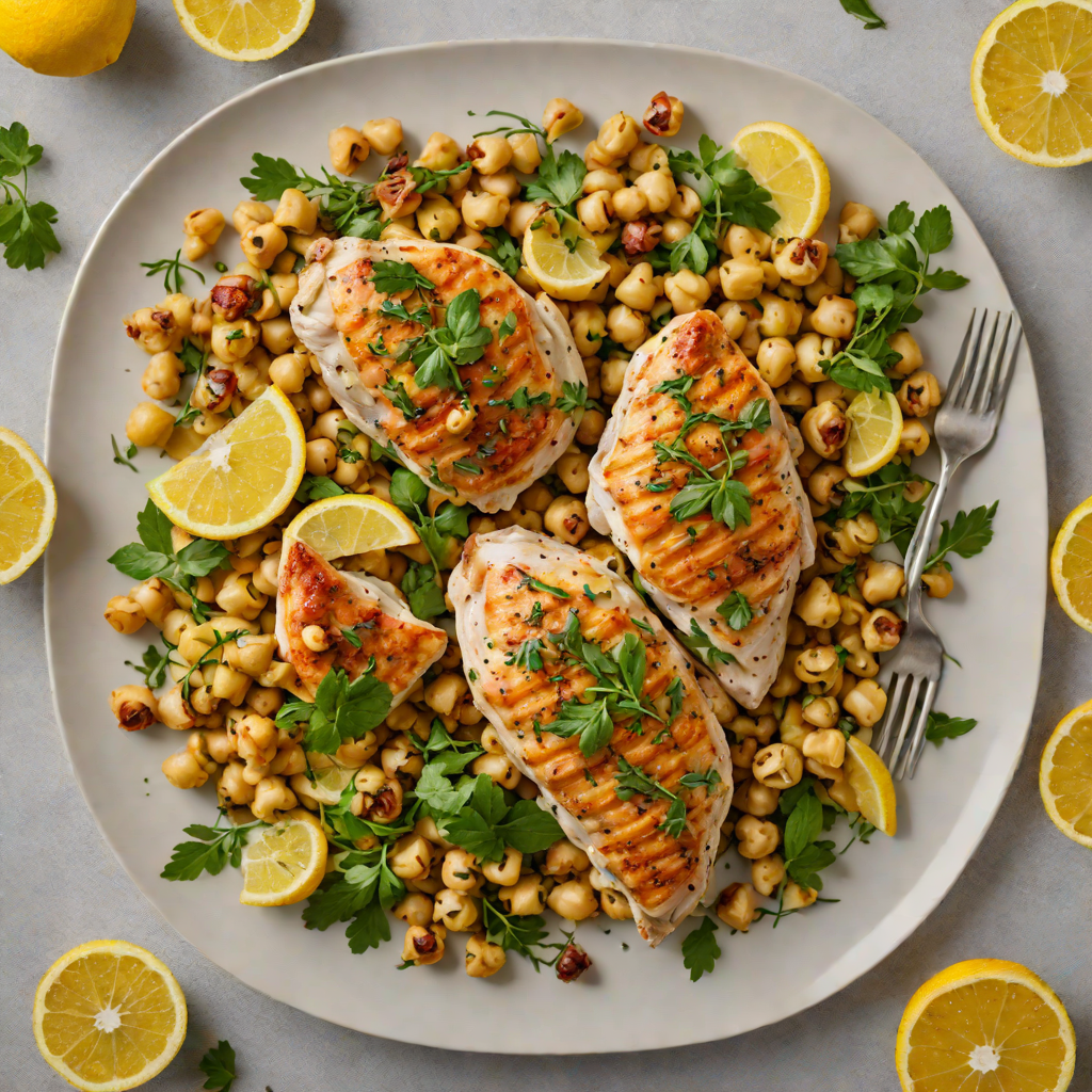 Sheet Pan Za’atar Chicken with Chickpeas and Roasted Lemon