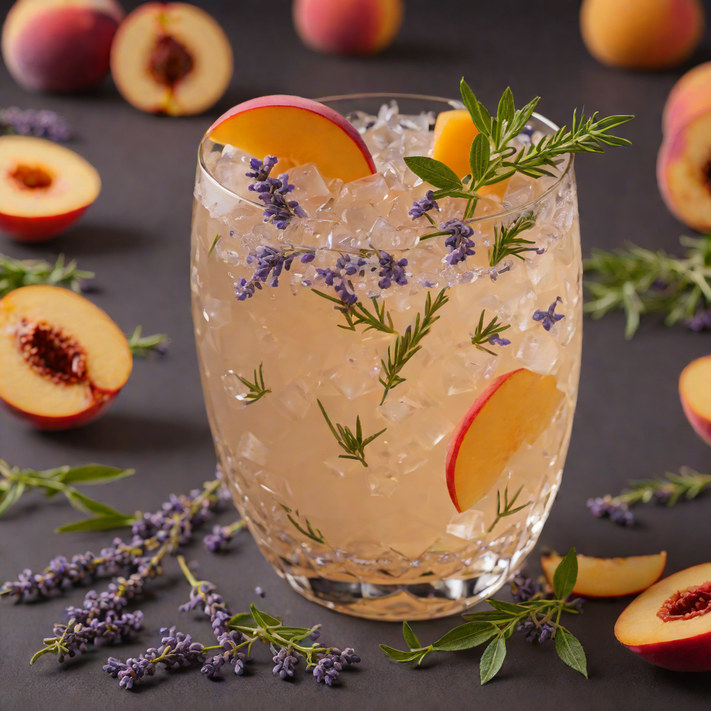 Lavender Peach Gin Smash