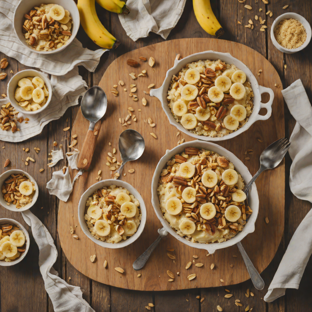 Oven-Roasted Banana Pudding with Vanilla Wafer Crumble
