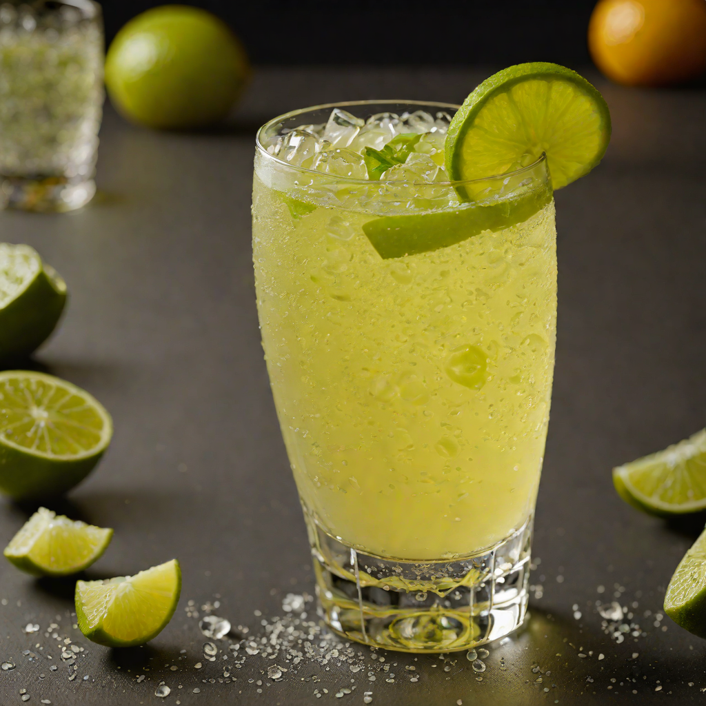 Sparkling Citrus Sour with Honeydew Essence