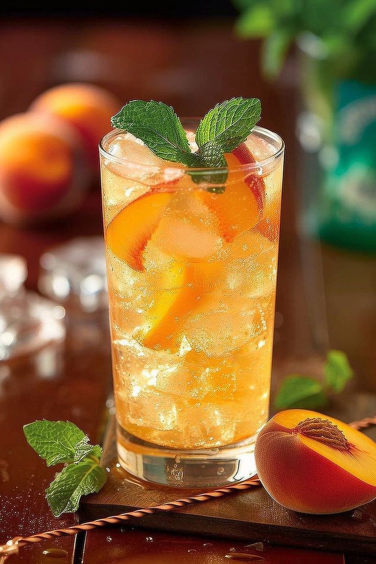 Vanilla Peach Fizz
