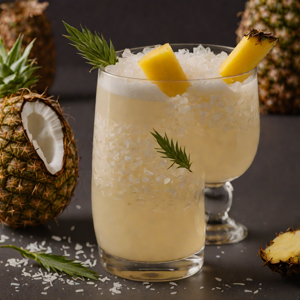 Velvety Coconut and Pineapple Flip