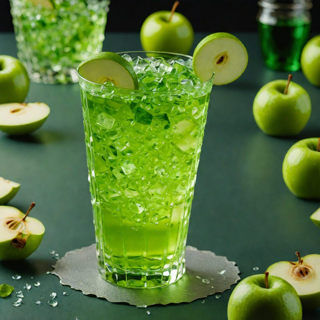 Shimmering Emerald Apple Fizz