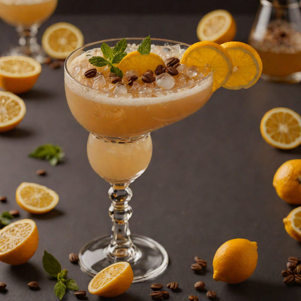 Coffee-Infused Bourbon Citrus Flip