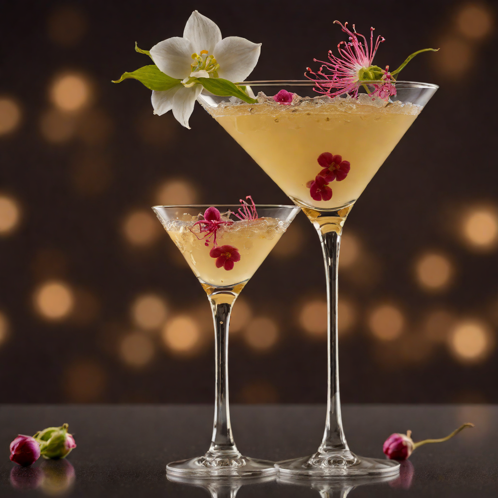 Tokio Night Blossom Martini