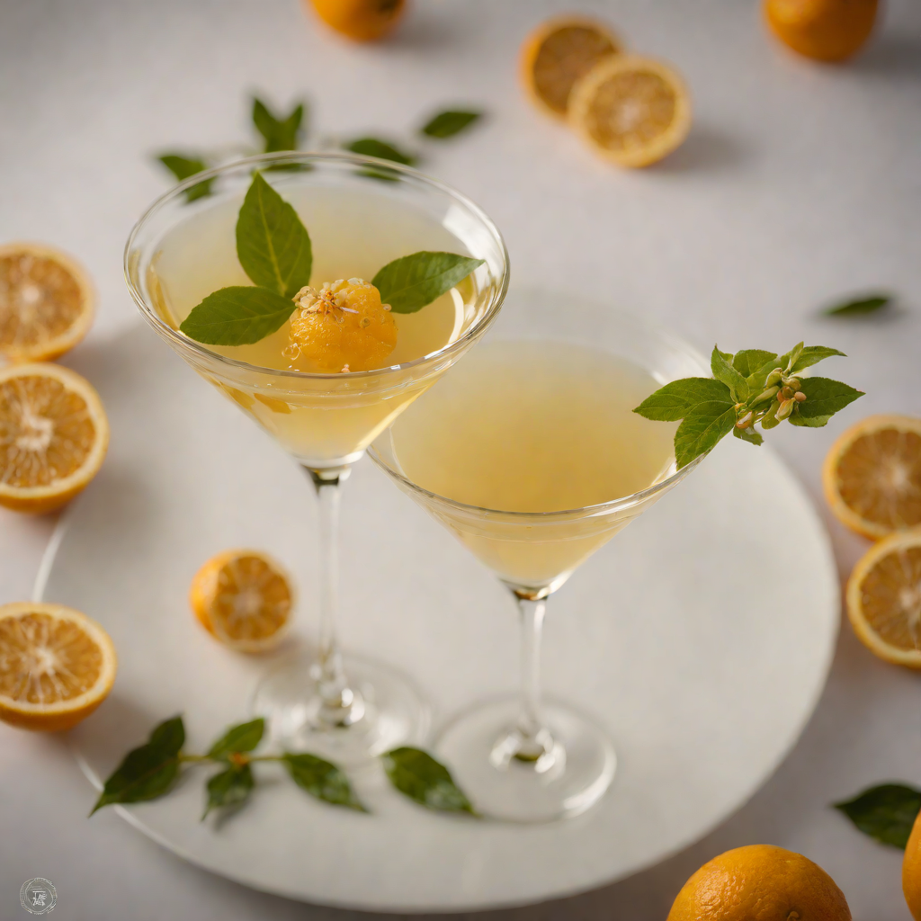 Citrus-Sake Blossom Martini