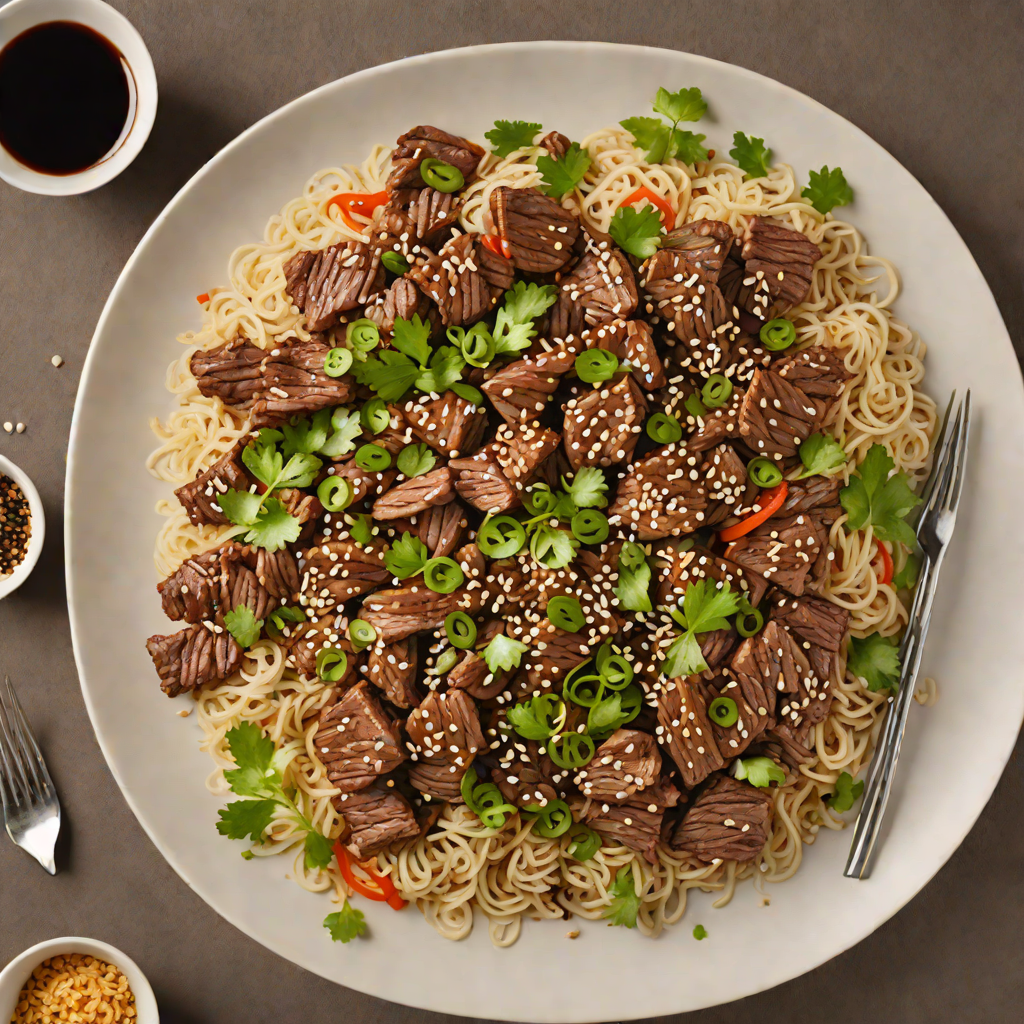 Pan-Seared Korean Beef Bulgogi with Garlic and Sesame