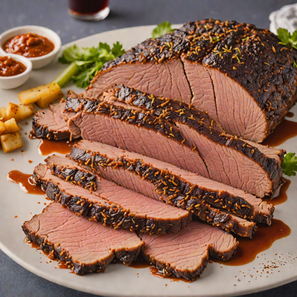 Slow-Smoked Texas-Style Beef Brisket with Bold Dry Rub