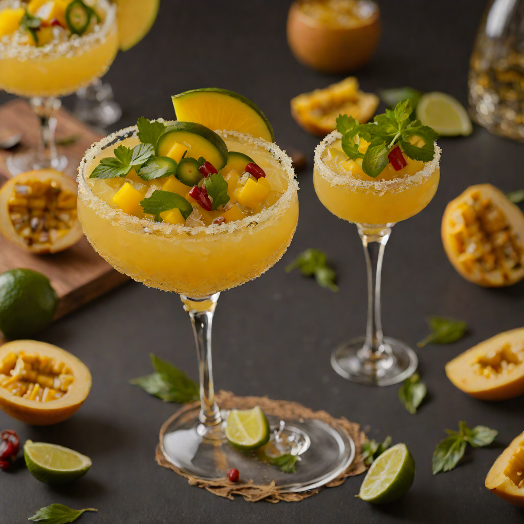 Spiced Mango Jalapeño Margarita