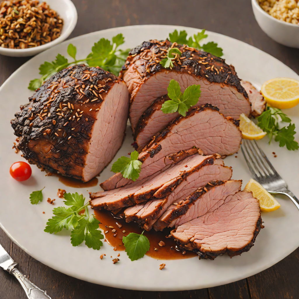 Texan-Style Smoked Pork Shoulder with Spiced Rub