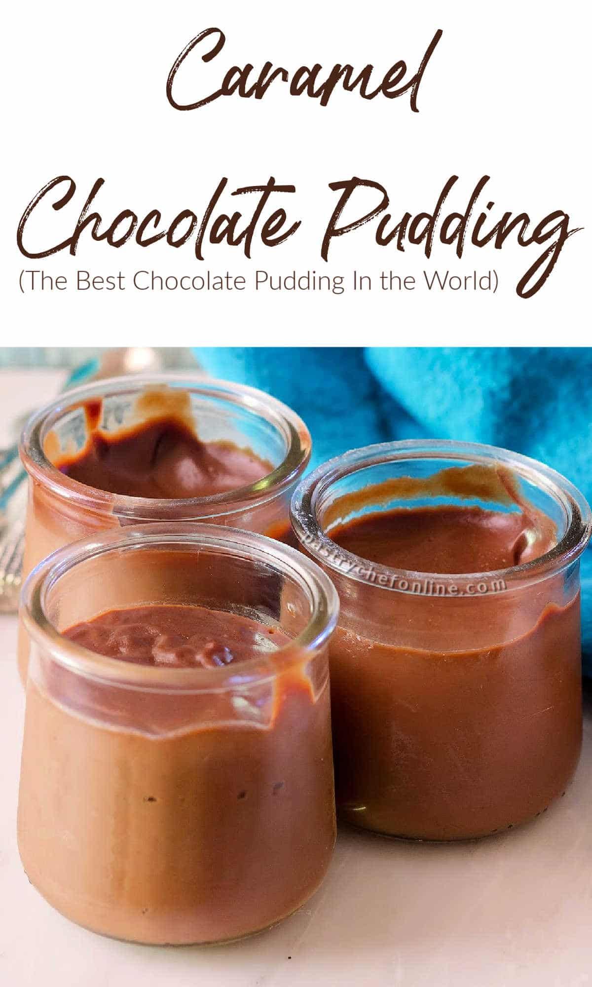 Stovetop Chocolate Caramel Pudding