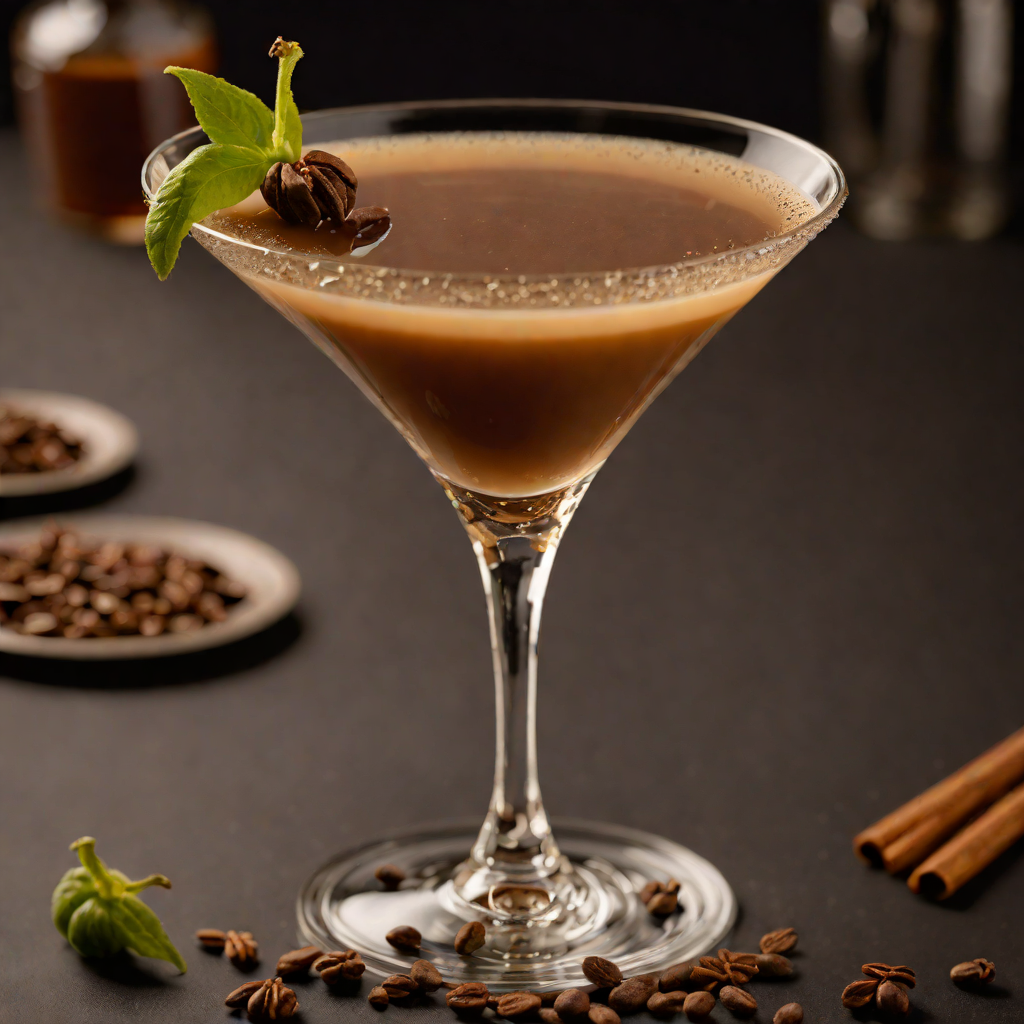 Spiced Coffee Elphaba Martini