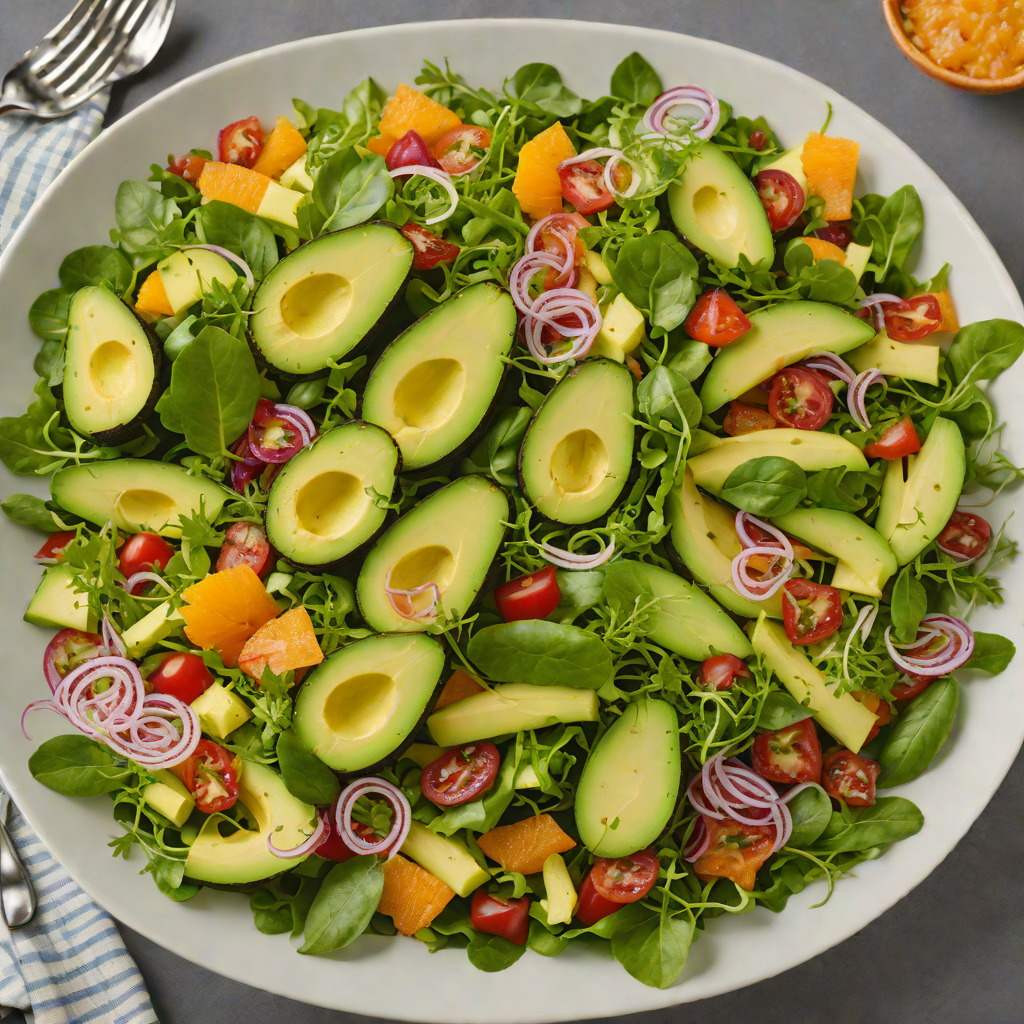 Mobile Banking-Inspired Citrus Avocado Salad