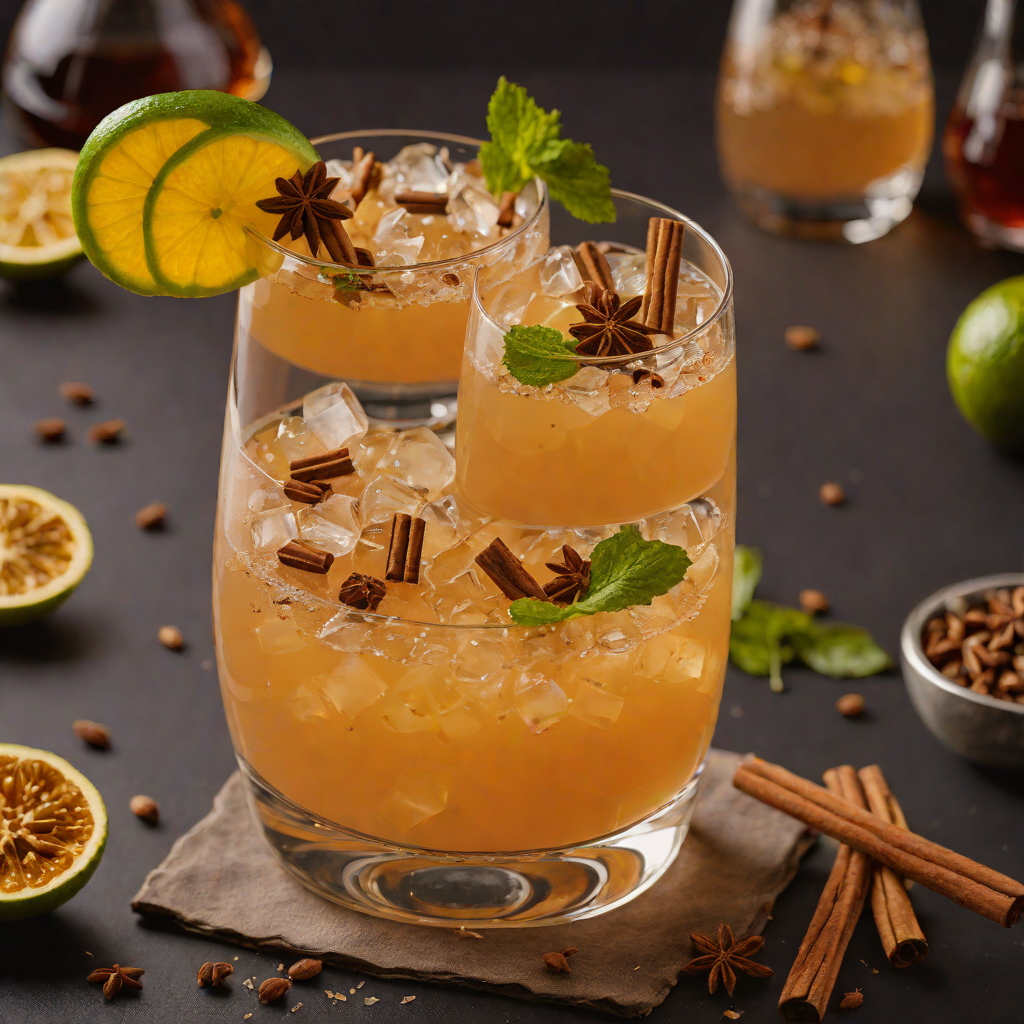 Cinnamon-Spiced Caribbean Rum Punch