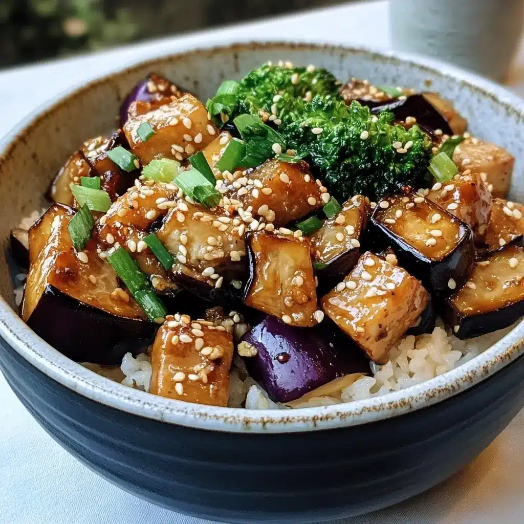 Miso-Glazed Eggplant & Bell Pepper Stir-Fry