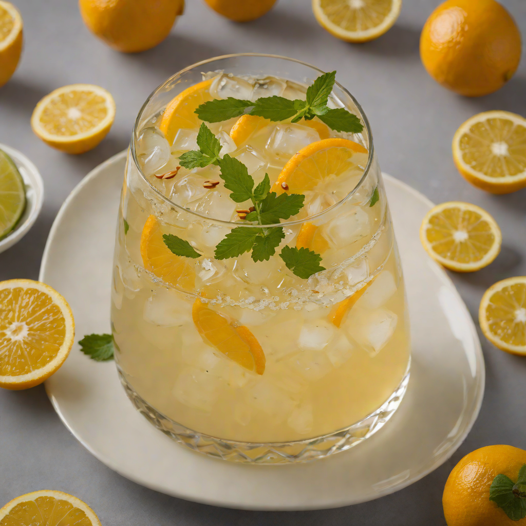 Spiced Korean Soju Citrus Cooler